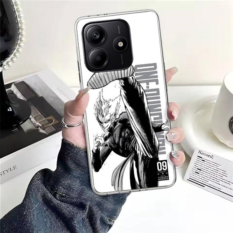 One P-Punch-Man Garou Soft Phone Case For Xiaomi Redmi Note 15 14 14S 13 12 Pro Plus 12S 11 11S 11E 10 10S 11T 5G Fundas Coque R