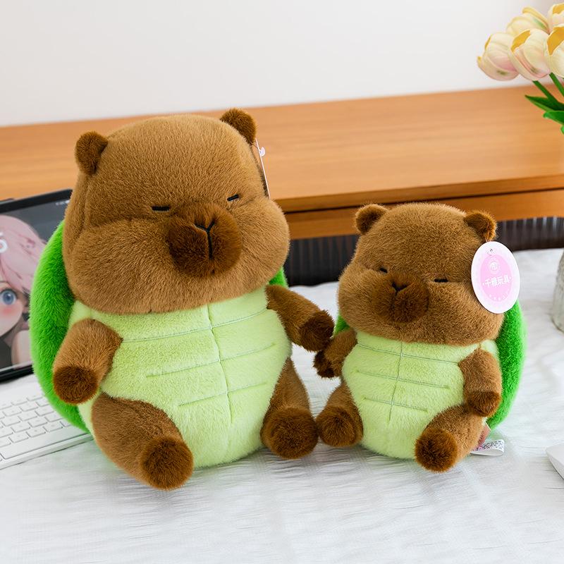 Transforming Turtle Capybara Plush Toy - Cute Capybara Doll for Kids & Wedding Toss Gift