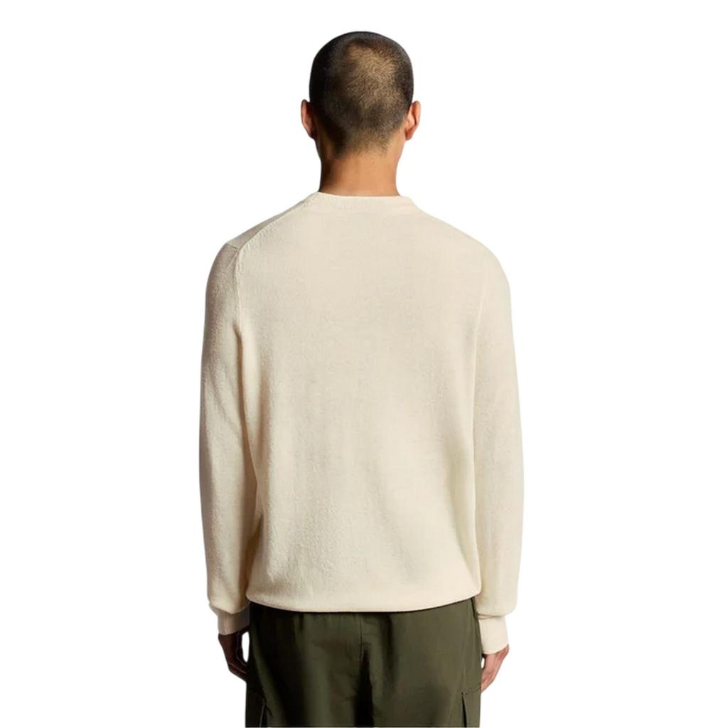 Lyle & Scott Mens Embroidered Logo Crew Neck Long-Sleeved Sweater Top