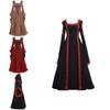Gothic Vintage Medieval Women's Dress For Renaissance Cosplay Halloween Costume Party