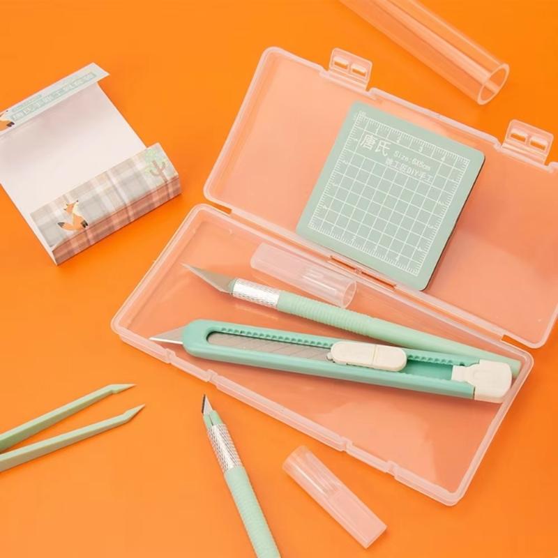 5Pcs/Set Diy Scrapbook Tool Set Tweezers Pens Non-Slip Mats Art Cutting Tools Kit Paper Crafting Carving Craft Paper Pen
