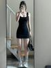 Spice Girl Style Sexy Off-the-shoulder Suspender Dress Women's Spring and Summer New Beautiful Little Mother Hip Skirt
