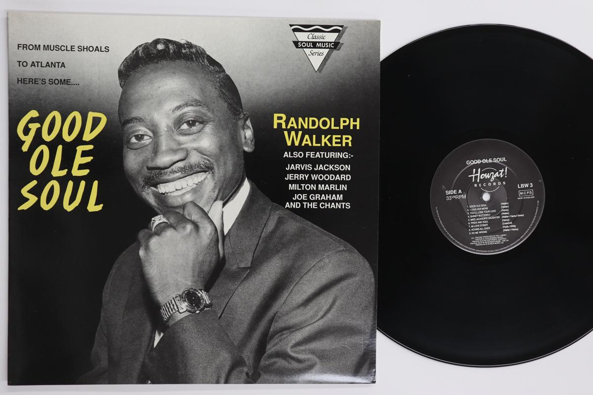 

LP Record RANDOLPH WALKER Good Ole Soul LBW3 HOWZAT 1993 UK SoulFunk Used