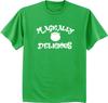 Funny St Patrick's Day T-shirt - Magically Delicious Men's Green Tee Bar Crawl