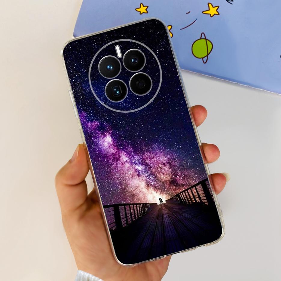 For Huawei Mate 50 Pro Case Stylish Butterfly Flowers Soft Slim Fundas Phone Case For Huawei Mate 50 Mate50 Pro Back Cover Coque