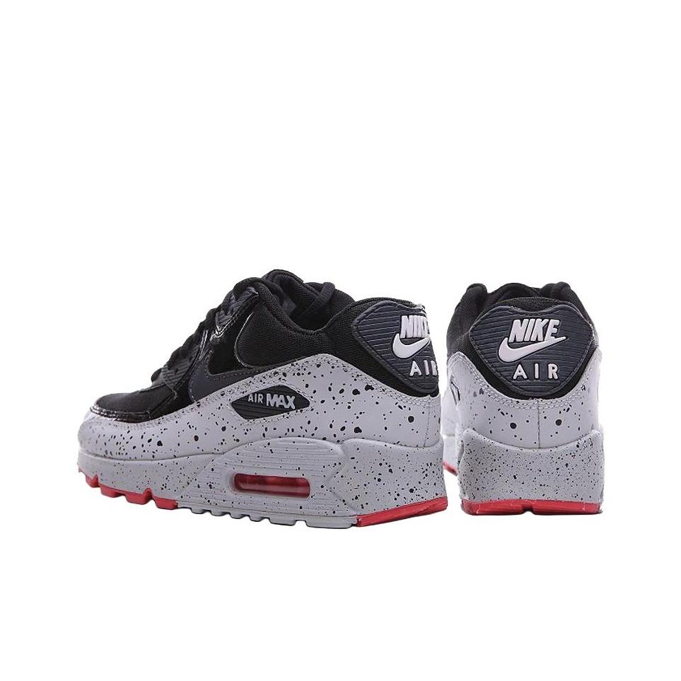 Nike Air Max 90 Versatile Comfortable Running Shoes Women sneaker White Black 325213-031