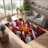 Tappeto in Flanella Stampato Manchester United Antiscivolo Morbido Poliestere Tappeto per Pavimento Tappetino Decorativo per Interni per Camera da Letto Soggiorno Divano