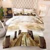 Woodland Bridge Ambiance Three-piece Digital Print Comforter Set