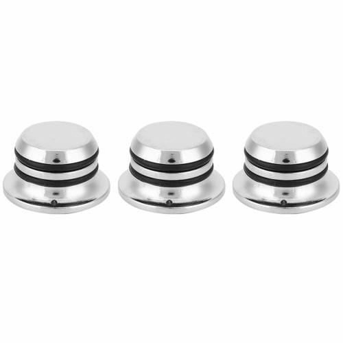 Electric Guitar Volume Knob, 3-Piece Guitar Speed ??Volume Control Knob, Chrome-Plated Zinc Alloy for Electric Guitar Accessories