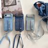 Crossbody Wrist strap Cowboy Leather Wallet Card Slot Phone Case17 Air 16 15 14 Plus 13 12 Pro Max 11 Lanyard Protective Cover