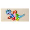 3D Wooden Buckle Puzzle: Educational Toy for Early Learning - Numbers, Transportation, and Animal Blocks