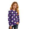 Children's Halloween Print Long Sleeve Neck T-Shirt for Boys Girls