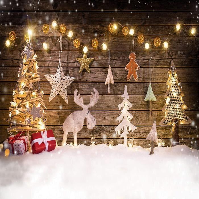 Fond De Photographie De Noël - 123 - Arbre Décoratif - Vinyle - 8x8FT