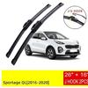 For Kia Sportage QL 2016-2020 Front Wiper Blades, Blades, Cutters, Accessories UJ