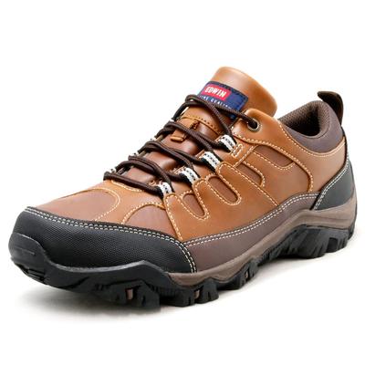 Trekking Low Mountain Climbing Hiking EDM9809 BROWN [EDWIN] Shoes, Cut, Waterproof, Lightweight, Non-slip, Shoes, Shoes, Men's 25.5cm