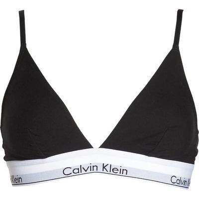 Letter Print Minimalist Comfortable Triangle Bra Women Underwear Black QF1061-001
