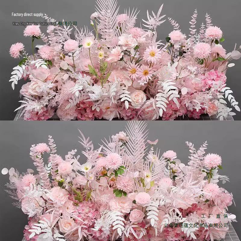 Eukalyptus Seide Hochzeitsmittelstück: Dekoration für den Gang und die Bühne in Töpfen