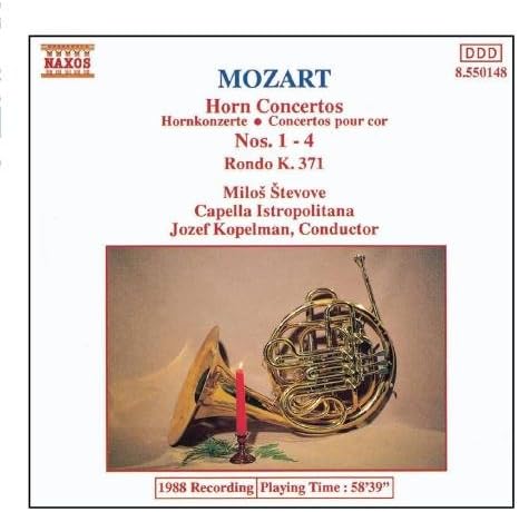 

CD MOZART; KOPELMAN - Horn Concerti 1-4 85510148 Japan ObiClassical Used
