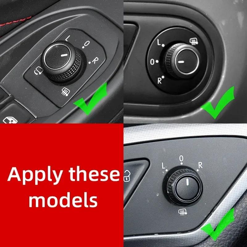 Rearview Mirror Adjustment Knob Decorative Protective Cover For Volkswagen Golf Tiguan Passat Arteon Variant Jetta Levida
