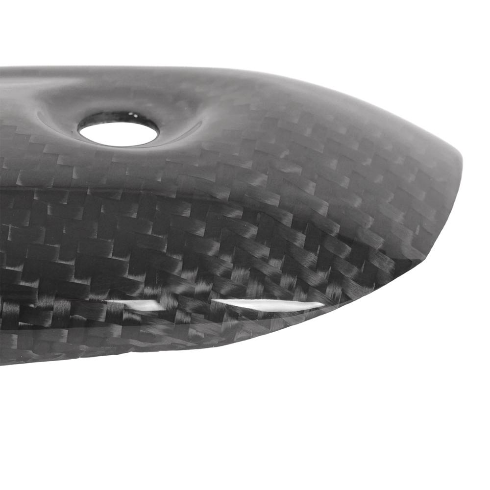 For Ducati Monster 696 795 796 1100 Carbon Fiber Exhaust Heat Shield Pipe Cover Guard Anti-Scalding Shell