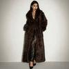 Temperament Versatile, Covering Meat and Looking Thin, Fashionable Imitation Fur Loose Long Plush Jacket Thickened To Keep Warm, Out of the Street