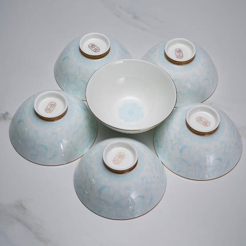 Mici Tianshui Bi Longevity Vine 28-Piece Ceramic Dinnerware Set