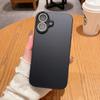 Luxury AG Matte Tempered Glass Case For iPhone 17 16 15 14 13 12 11 Pro Max Frosted Lens Protection Shockproof Soft Bumper Cover