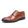 Men's formal leather shoes Fashionable British style Outdoor leisure business party Office groomsman groom's wedding shoes