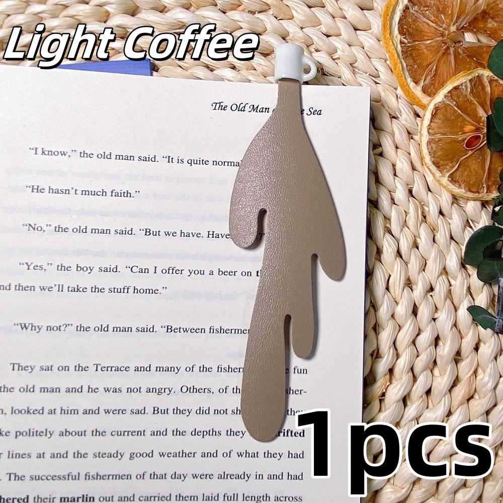 1 Stück Niedlicher Verschütteter Kaffee Lesezeichen Leseeckenmarkierer Täglicher Bürogebrauch Markierung Buchliebhaber Kaffee-Themen-Geschenke Schulschreibwaren