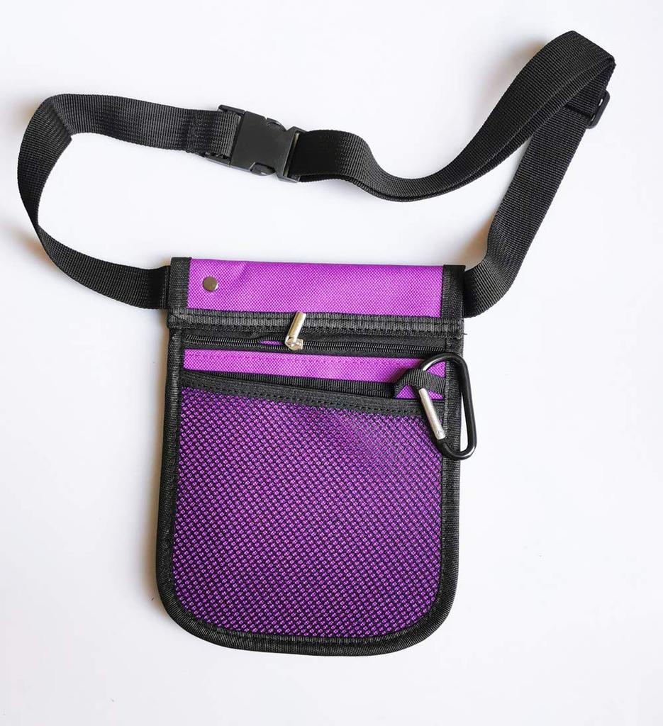 Krankenschwester Organizer Gürtel Hüfttasche Beutel Etui für medizinische Scheren Pflegeset Werkzeuge (lila)