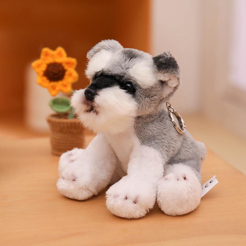 12-14cm Simulation Golden Retriever Dalmatiner Plüschtiere Weiche Niedliche Kuscheltiere Malteser Hund Baby Begleitpuppen für Kinder Geschenk
