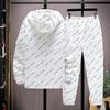 Männer Trainingsanzug Casual Hoodies Sets Herbst Männlichen Jacken + Hosen Zwei Stück Sets Hip Hop Streetwear