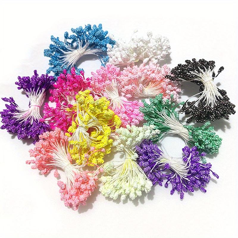 760pcs/lot 5mm DIY Artificial Foam Flower Stamen Mini Pearl Flowers Wreath Wedding Party Home Decor