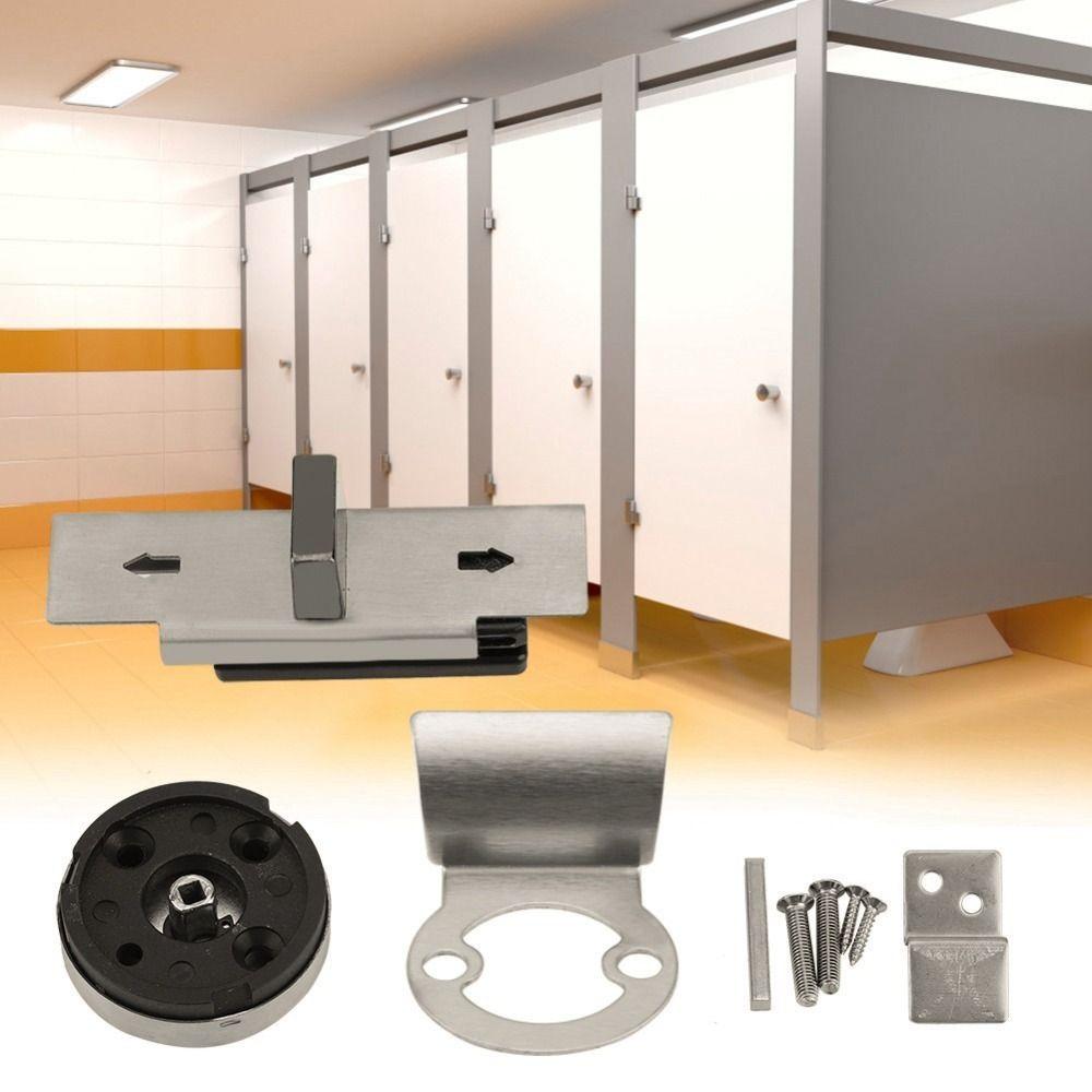 Secure Door Lock Indicator Stainless Steel Privacy Door Indicator Lock Public Toilet