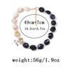 Multi-color Short Necklace Simple Choker Fashionable Exaggerated Beaded Necklace  for Women Girls