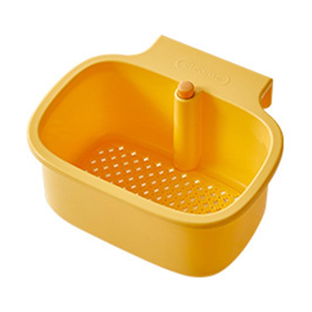 Creative Sink Hanging Strainer Basket 2 In 1 Soap Sponge Storage Shelf Kitchen Accessories