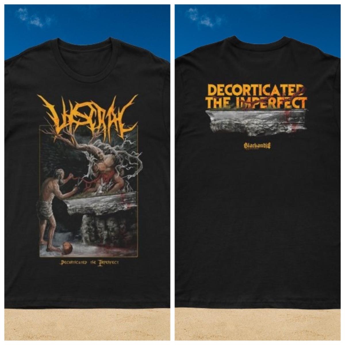 

2025 New VISCRAL - DECORTICATED Printed Unisex Street Fashion Trend Short Sleeved Pure Cotton Round Neck 4XL
