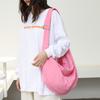 IELGY Japonská ležérní literární taška na knedlíky, malá svěží nylonová taška přes rameno, módní jednobarevná messenger dámská taška