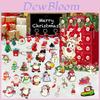 Advent Christmas Calendar Keychain Ornaments Tree Decor Gift 24 Days Countdown