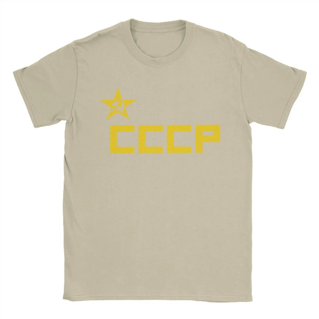 Oversized Tshirt Summer Cccp Star Trending T Shirts Cotton Tee Shirt For Male Y2k Classic Cheap Short Sleeve Tops