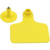 Cattle Ear Tags Blank for Cattle Cows Sheep Pig Goats, 100 Pieces TPU Precision Animal Identification Blank Ear Tags (Yellow)
