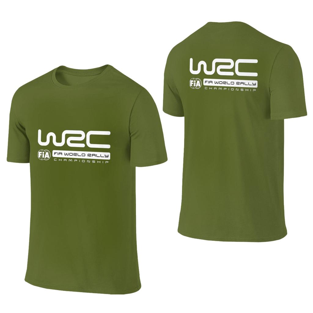 100 Cotton World Rally Championship Wrc Tshirt Unisexs Double Sided T Shirt Unisex Crew Neck Summer Shirts Tops S6xl