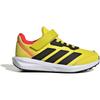 Faito EL Kids Sneakers Shock Yellow/Core Black/Lucid Red Unisex 17.0 Cm