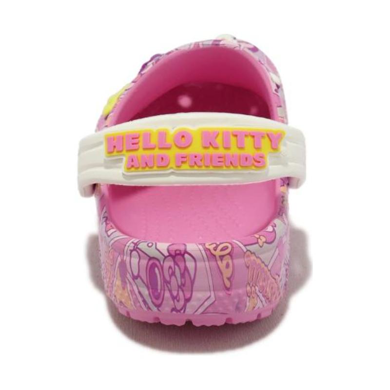 Crocs Classic Hello Kitty Clog T shock-absorbing and wear-resistant children's sandals pink children's model