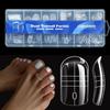 150pcs Precise Scale ABS Nail Forms for Rapid Gel Nail Extension On Fingers and Toes Strength for Professional Use