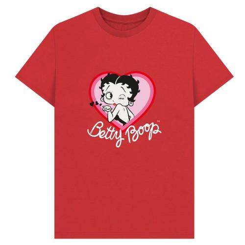 Betty Boop Unisex Adult Blow A Kiss T-Shirt
