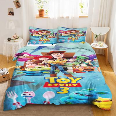 Toy Story Anime Casă Dormitor Confort Material poliester Nordic potrivit pentru copii și adulți Set de 3 piese