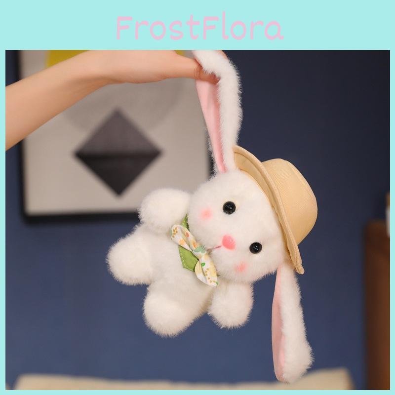 Rabbit A In Hat Plush Toy Cartoon Stuffed Animal Doll Decorations Kids Gift