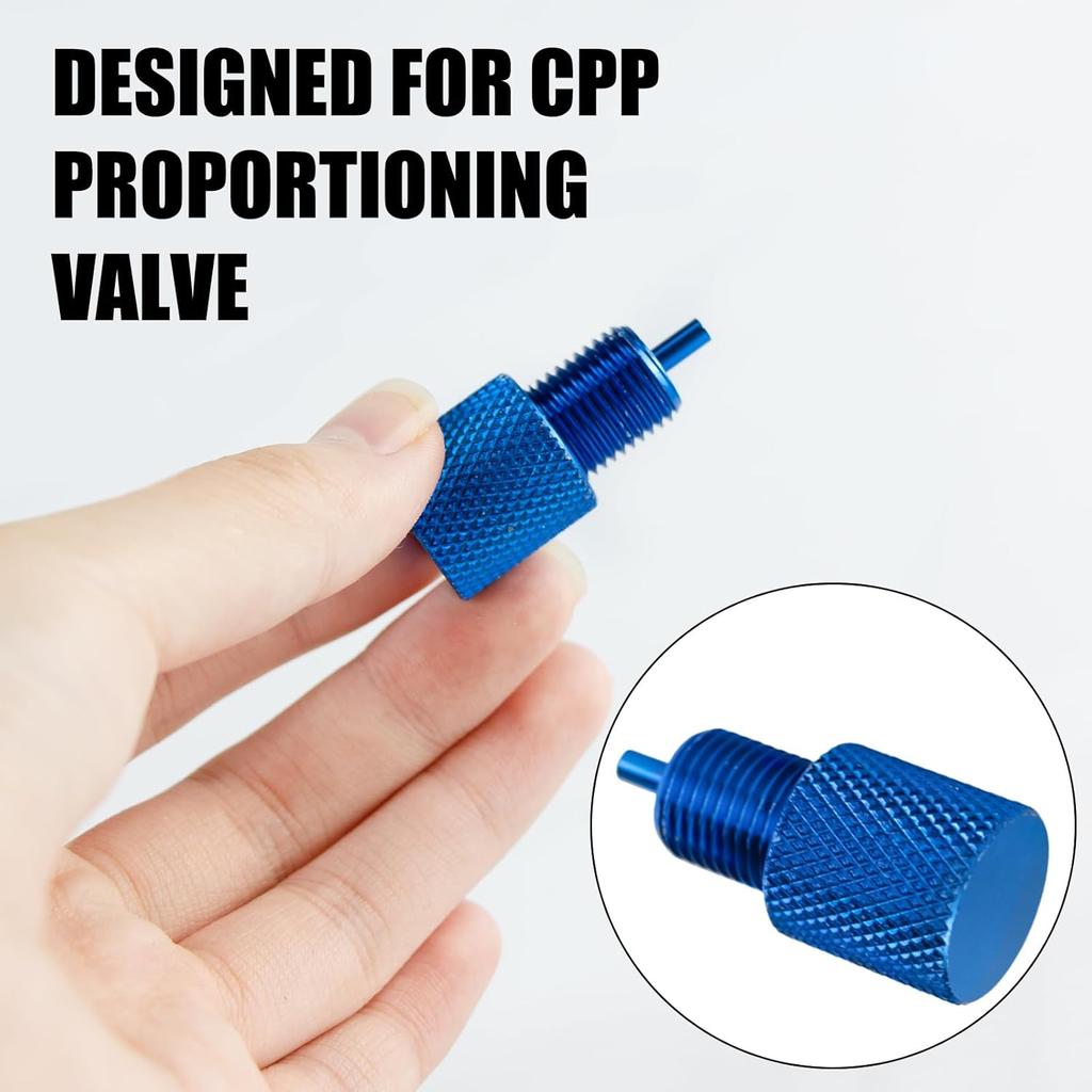 Blue Brake Proportioning Valve Bleeder Tool, Valve Bleeding Tool For GM Combination Valves, PV2 PV4, Disc/Disc Disc/Drum