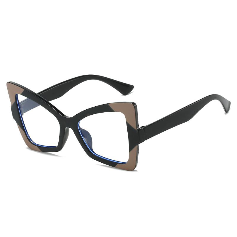 

Anti-Blue Light Glasses Fashion Brand Women Men Eyewear Retro Cat Eye Eyeglasses Big Frame Lady Blue Light Blocking Glasses